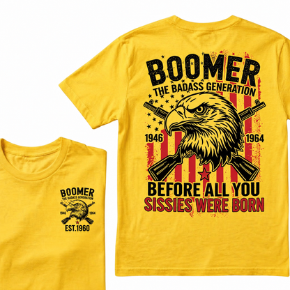 BOOMER The Badass Generation | Eagle, Rifle, and Truth Cool T-shirt