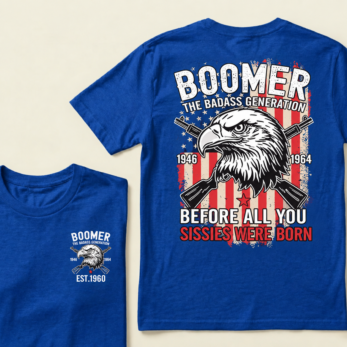 BOOMER The Badass Generation | Eagle, Rifle, and Truth Cool T-shirt
